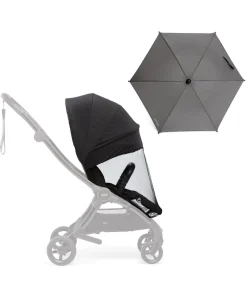 Universal Parasol & Airo Sunshield and Insect Net - Grey