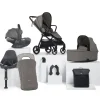 Vardo Pushchair Bundle with Cybex Cloud T Car Seat (8 Pieces) – Storm