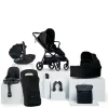 Vardo Pushchair Bundle with Maxi-Cosi Pebble 360 Pro² Car Seat (8 Pieces) - Noir