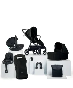 Vardo Pushchair Bundle with Maxi-Cosi Pebble 360 Pro² Car Seat (8 Pieces) - Noir