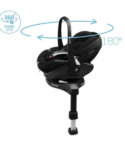 Vardo Pushchair Bundle with Maxi-Cosi Pebble 360 Pro² Car Seat (8 Pieces) - Noir