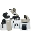Vardo Pushchair Bundle with Maxi-Cosi Pebble 360 Pro² Car Seat (9 Pieces) - Shell