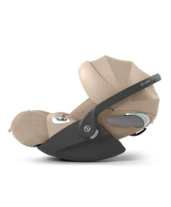 Vardo Pushchair Bundle with Cybex Cloud T Car Seat (9 Pieces) - Shell/Cosy Beige