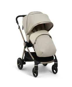 Vardo Pushchair Bundle with Cybex Cloud T Car Seat (9 Pieces) - Shell/Cosy Beige