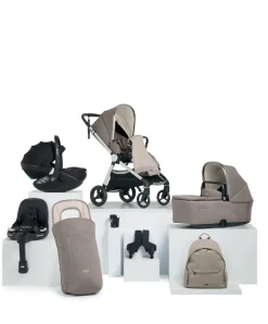 Vardo Pushchair Bundle with Maxi-Cosi Pebble 360 Pro² Car Seat (9 Pieces) - Heritage