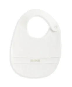 Velour Bib - White
