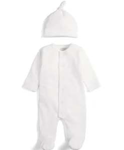 Velour Cloud All-in-One with Hat - 2 Piece Set
