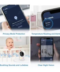 VTech RM9761 Wi-Fi 1080p Smart Baby Cam – White