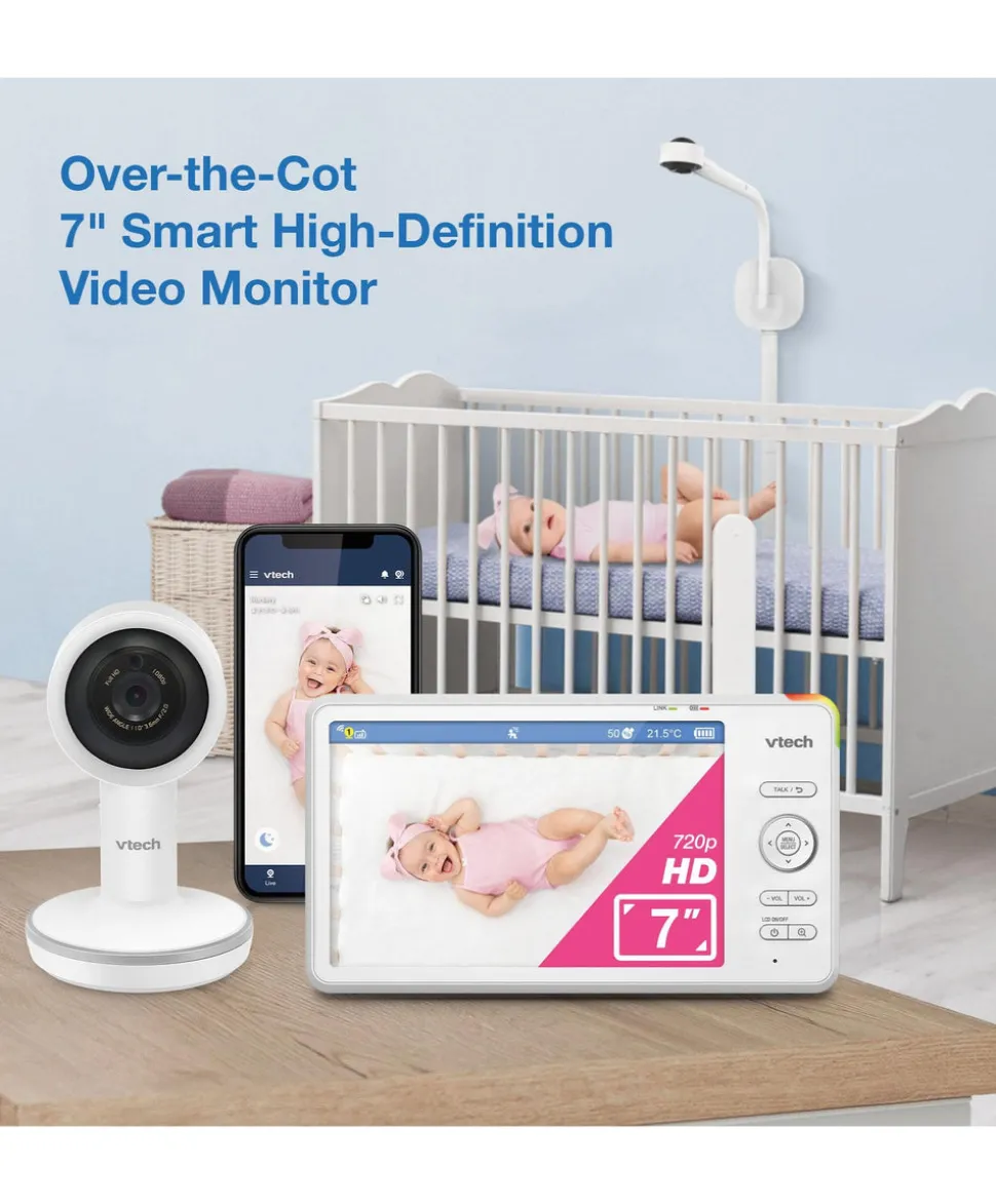 VTech RM7787HD 7” Over-The-Cot Smart Monitor