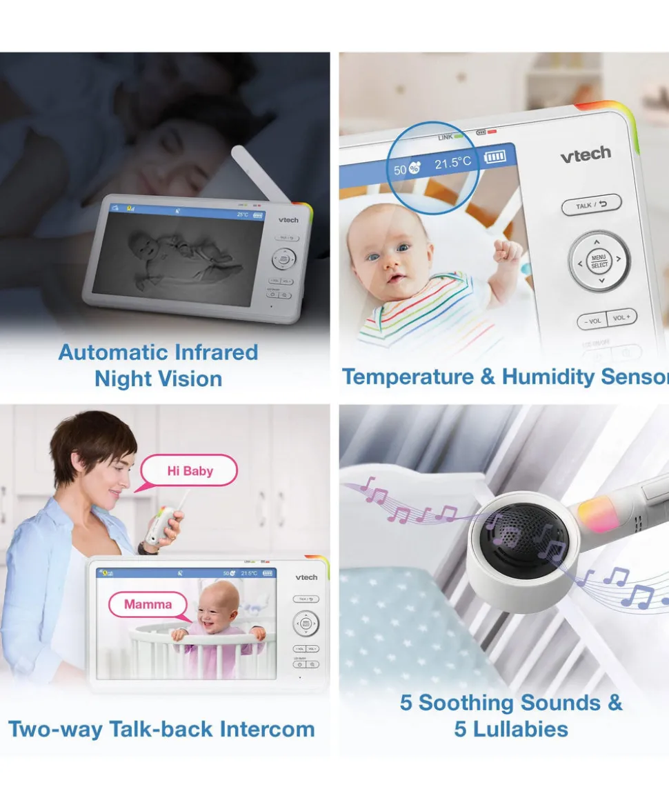 VTech RM7787HD 7” Over-The-Cot Smart Monitor
