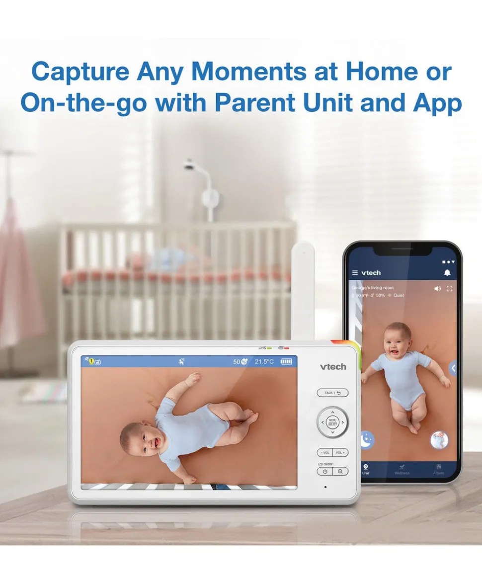 VTech RM7787HD 7” Over-The-Cot Smart Monitor