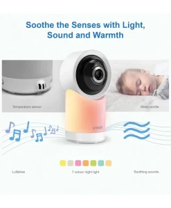 VTech RM7766HD 7 Smart Pan & Tilt Baby Monitor in White