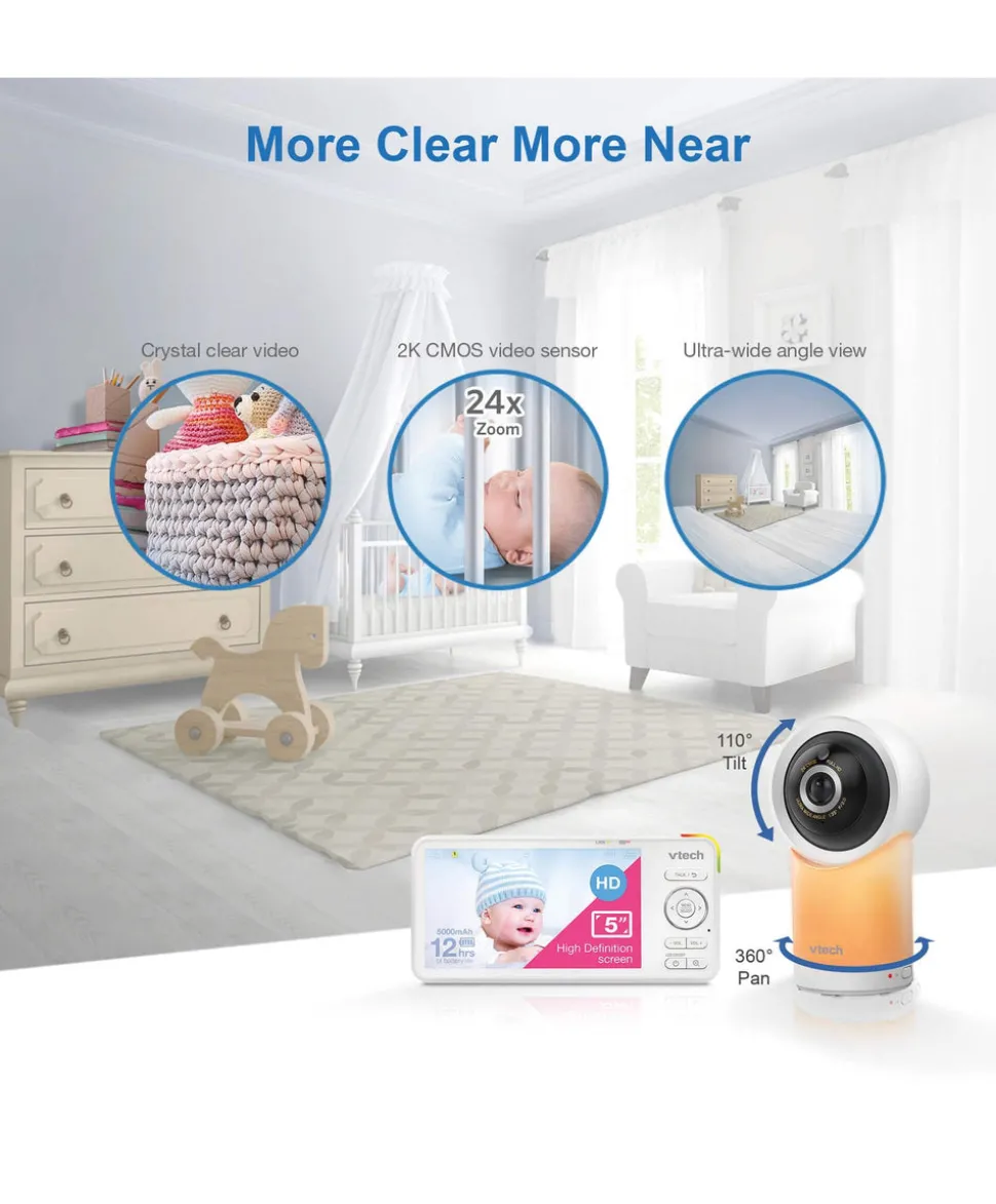 VTech RM5766HD Smart Video Baby Monitor