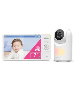 VTech VM7367HD 7” HD Pan & Tilt Video Monitor – White
