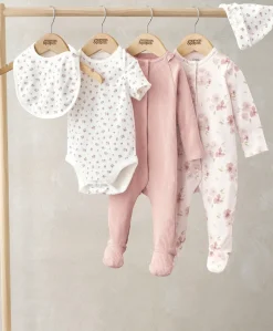 Watercolour Floral Set (5 Piece) - Ditsy Rose Print