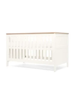 Wedmore 3 Piece Cotbed Range with Dresser Changer & Wardrobe - White/Natural