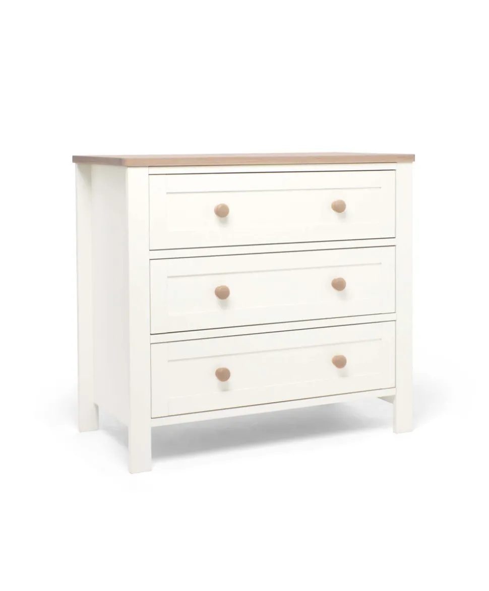 Wedmore 2 Piece Cotbed Set with Dresser Changer - White/Natural