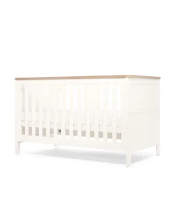 Wedmore 2 Piece Cotbed Set with Dresser Changer - White/Natural