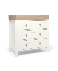 Wedmore Convertible Cot Range - White/Natural