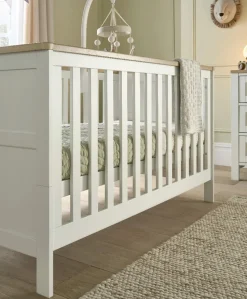Wedmore Cotbed - White/Natural