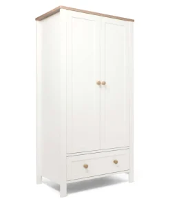 Wedmore Nursery Wardrobe - White/Natural