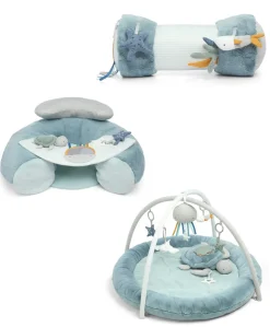 Welcome to the World 3 Piece Under the Sea Playmat Bundle - Blue