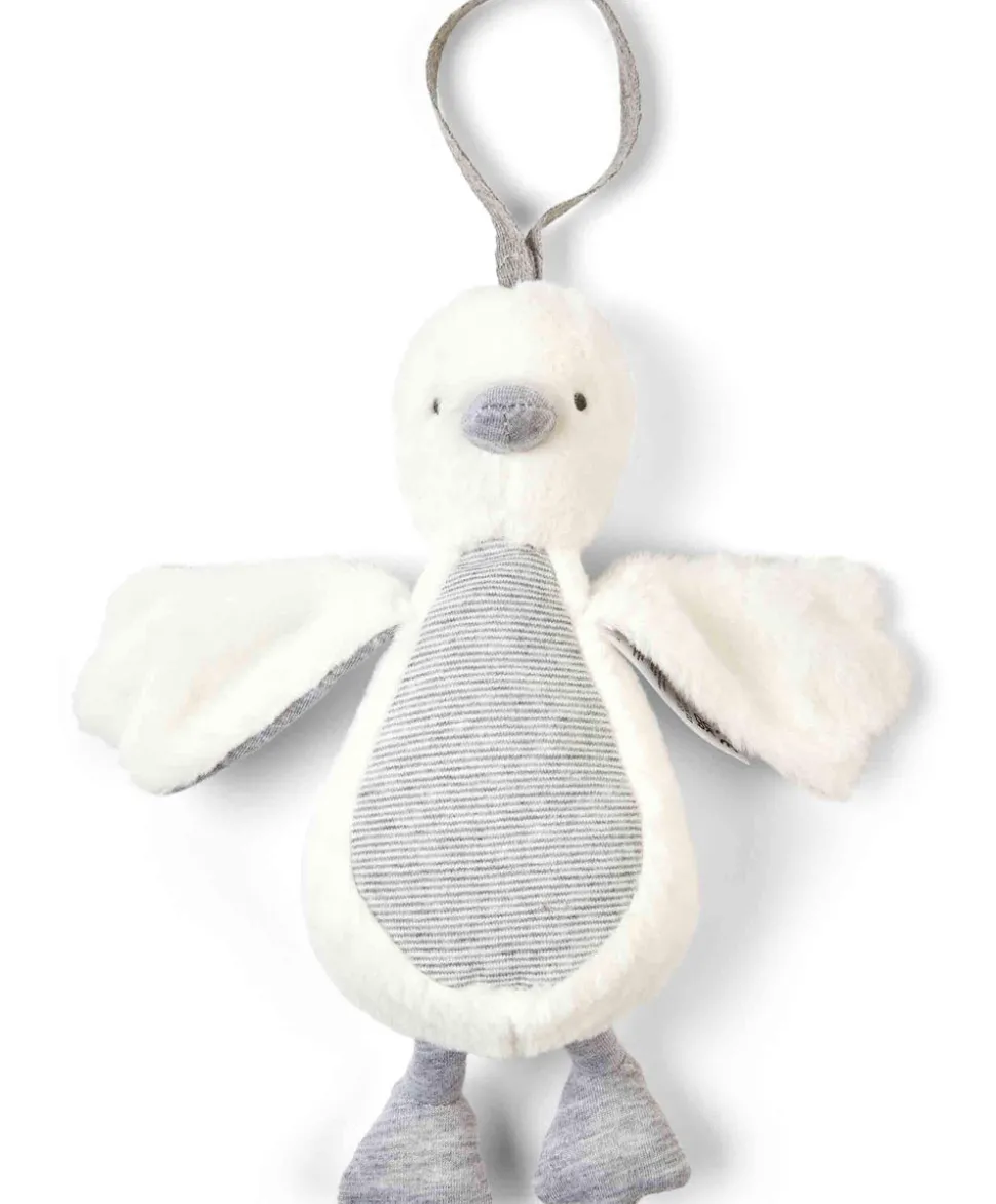Welcome to the World Chime Duck Travel Toy - Grey