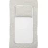Welcome to the World Luxury Changing Mat - Scalloped Grey