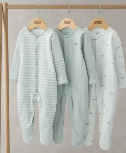 Whale Sleepsuits (Set of 3)