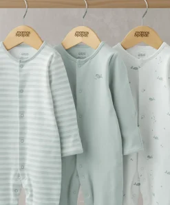 Whale Sleepsuits (Set of 3)